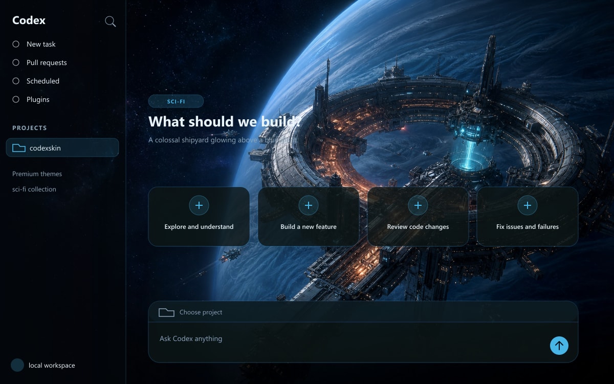 Orbital Forge applied to Codex Desktop